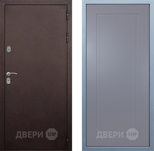 Входная металлическая Дверь Дива МД-40 Медь Н-10 Силк Маус в Дмитрове