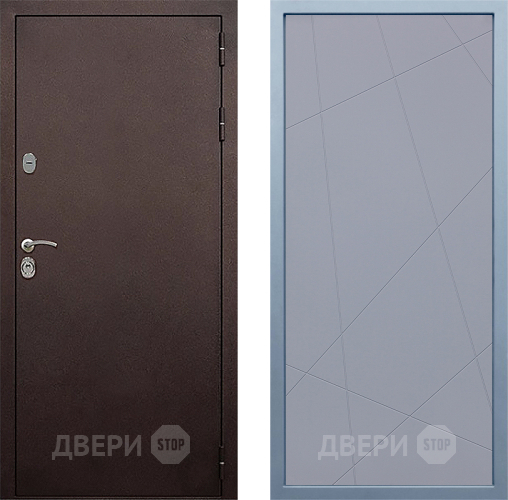 Входная металлическая Дверь Дива МД-40 Медь Д-11 Силк Маус в Дмитрове
