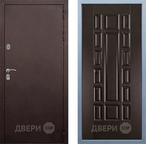 Входная металлическая Дверь Дива МД-40 Медь М-2 Венге в Дмитрове