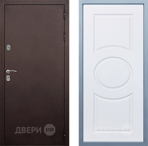 Дверь Дива МД-40 Медь М-30 Белый в Дмитрове