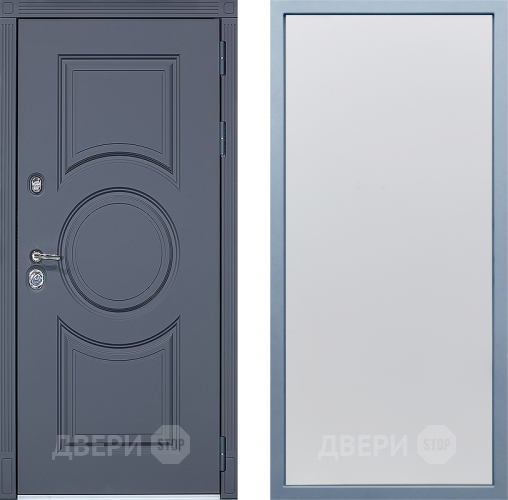 Входная металлическая Дверь Дива МХ-30 STR Н-1 Белый в Дмитрове