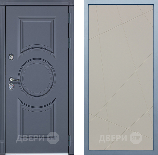 Входная металлическая Дверь Дива МХ-30 STR Д-11 Шампань в Дмитрове