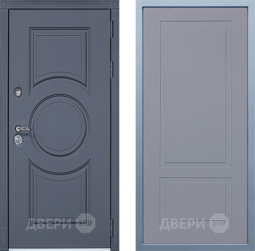 Входная металлическая Дверь Дива МХ-30 STR Н-7 Силк Маус в Дмитрове