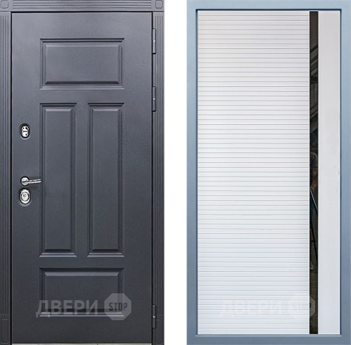 Входная металлическая Дверь Дива МХ-29 STR МХ-45 Белый матовый в Дмитрове