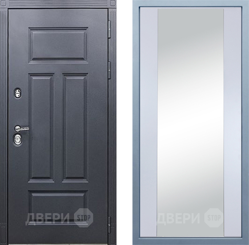 Дверь Дива МХ-29 STR Д-15 Зеркало Белый в Дмитрове