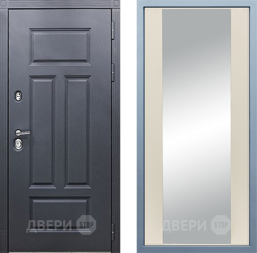 Входная металлическая Дверь Дива МХ-29 STR Д-15 Зеркало Шампань в Дмитрове