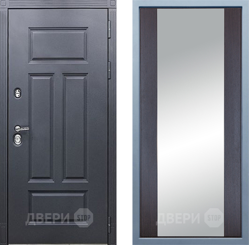 Входная металлическая Дверь Дива МХ-29 STR Д-15 Зеркало Венге в Дмитрове