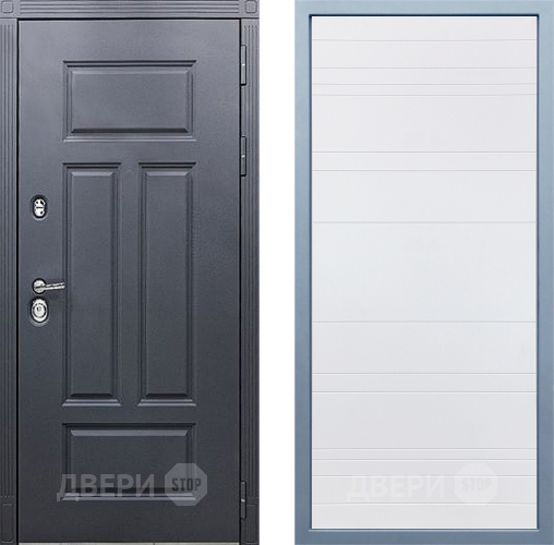 Входная металлическая Дверь Дива МХ-29 STR Д-5 Белый в Дмитрове