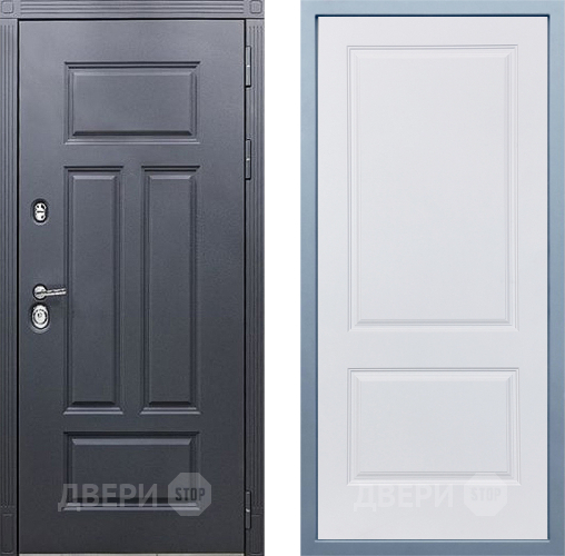 Входная металлическая Дверь Дива МХ-29 STR Д-7 Белый в Дмитрове