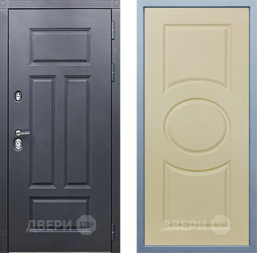 Входная металлическая Дверь Дива МХ-29 STR Д-8 Шампань в Дмитрове