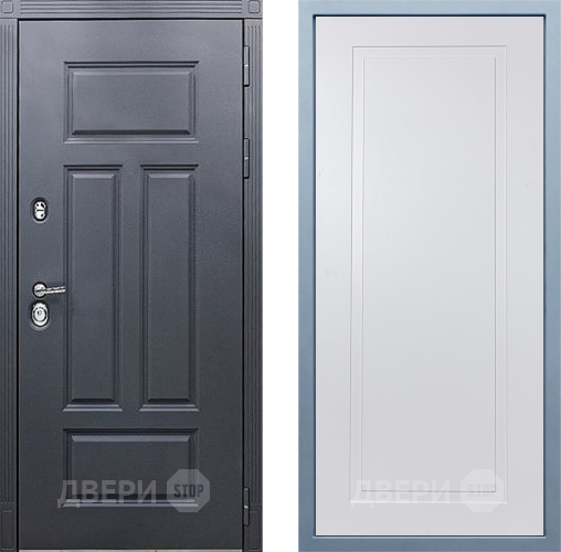Входная металлическая Дверь Дива МХ-29 STR Н-10 Белый в Дмитрове