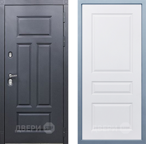 Входная металлическая Дверь Дива МХ-29 STR Д-13 Белый в Дмитрове