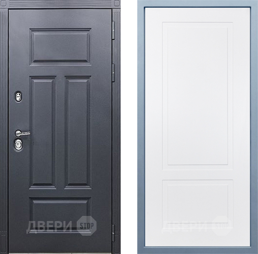 Входная металлическая Дверь Дива МХ-29 STR Н-7 Белый в Дмитрове