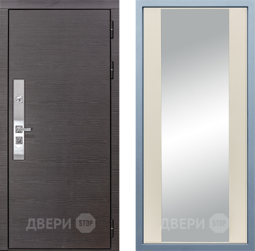 Входная металлическая Дверь Дива МХ-39 STR Д-15 Зеркало Шампань в Дмитрове