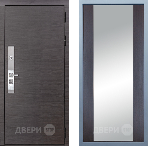 Входная металлическая Дверь Дива МХ-39 STR Д-15 Зеркало Венге в Дмитрове