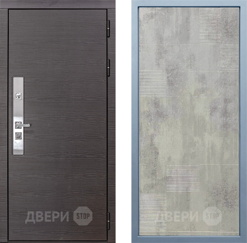 Входная металлическая Дверь Дива МХ-39 STR Д-4 Бетон темный в Дмитрове
