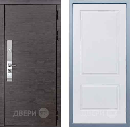 Входная металлическая Дверь Дива МХ-39 STR Д-7 Белый в Дмитрове