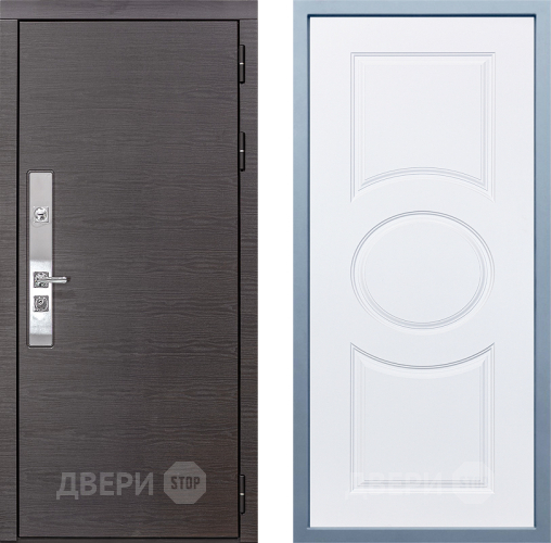 Входная металлическая Дверь Дива МХ-39 STR Д-8 Белый в Дмитрове