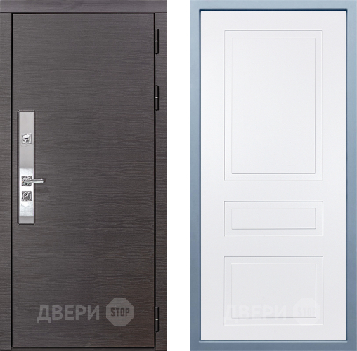 Входная металлическая Дверь Дива МХ-39 STR Н-13 Белый в Дмитрове