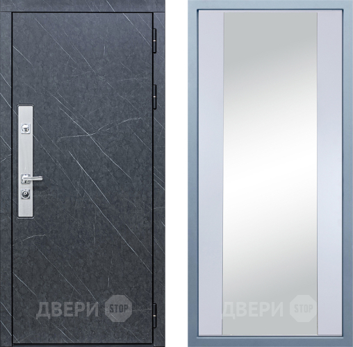 Дверь Дива МХ-26 STR Д-15 Зеркало Белый в Дмитрове