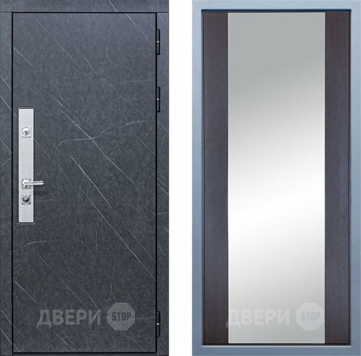 Входная металлическая Дверь Дива МХ-26 STR Д-15 Зеркало Венге в Дмитрове