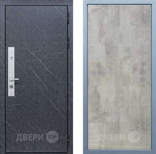 Входная металлическая Дверь Дива МХ-26 STR Д-4 Бетон темный в Дмитрове