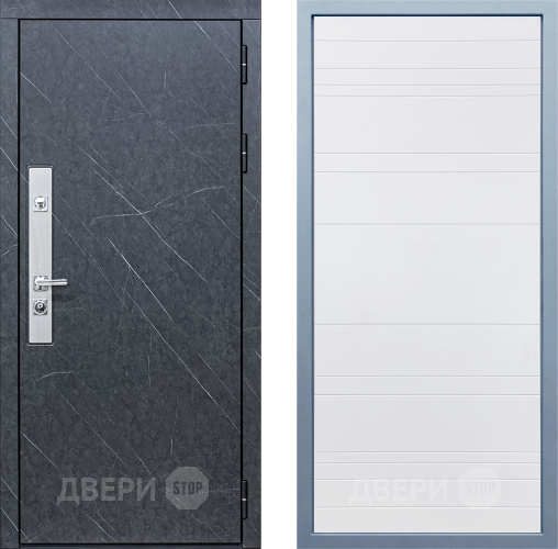 Входная металлическая Дверь Дива МХ-26 STR Д-5 Белый в Дмитрове