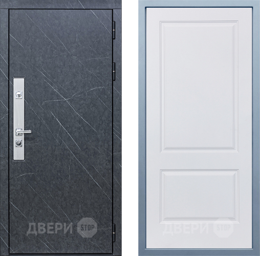 Входная металлическая Дверь Дива МХ-26 STR Д-7 Белый в Дмитрове