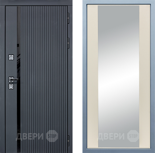 Входная металлическая Дверь Дива МХ-46 STR Д-15 Зеркало Шампань в Дмитрове