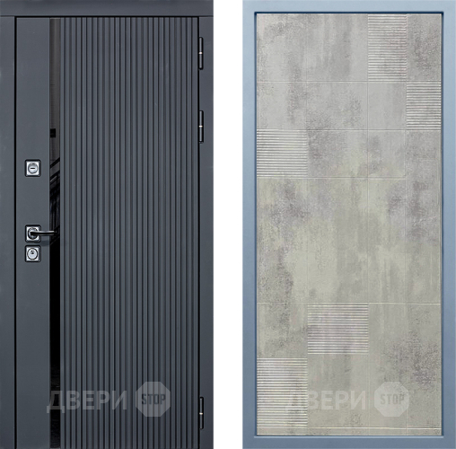 Дверь Дива МХ-46 STR Д-4 Бетон темный в Дмитрове