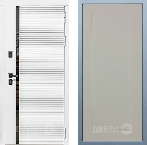 Входная металлическая Дверь Дива МХ-45 Белая STR Н-10 Шампань в Дмитрове