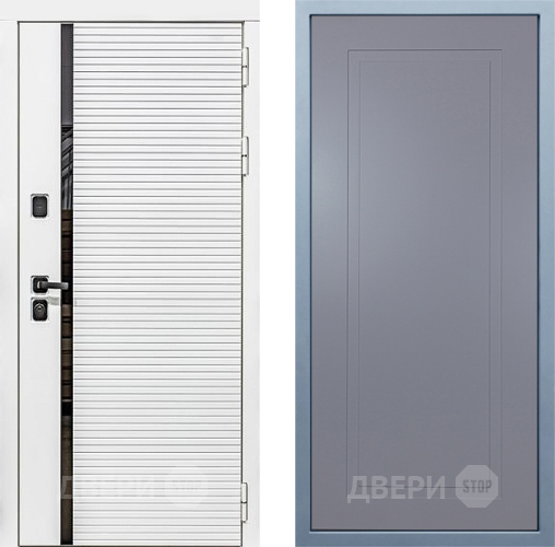 Дверь Дива МХ-45 Белая STR Н-10 Силк Маус в Дмитрове