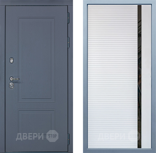 Дверь Дива МХ-38 STR МХ-45 Белый матовый в Дмитрове