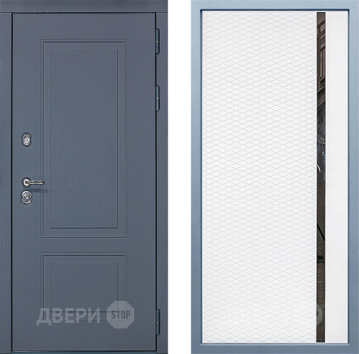Дверь Дива МХ-38 STR МХ-47 Белый матовый в Дмитрове