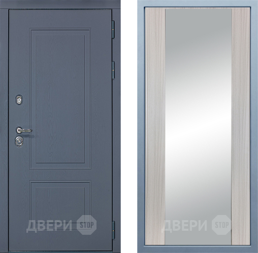 Дверь Дива МХ-38 STR Д-15 Зеркало Сандал белый в Дмитрове