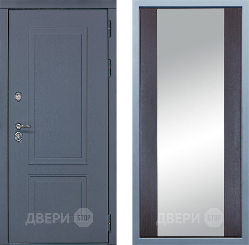 Входная металлическая Дверь Дива МХ-38 STR Д-15 Зеркало Венге в Дмитрове