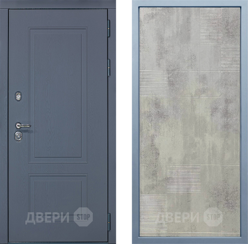 Входная металлическая Дверь Дива МХ-38 STR Д-4 Бетон темный в Дмитрове