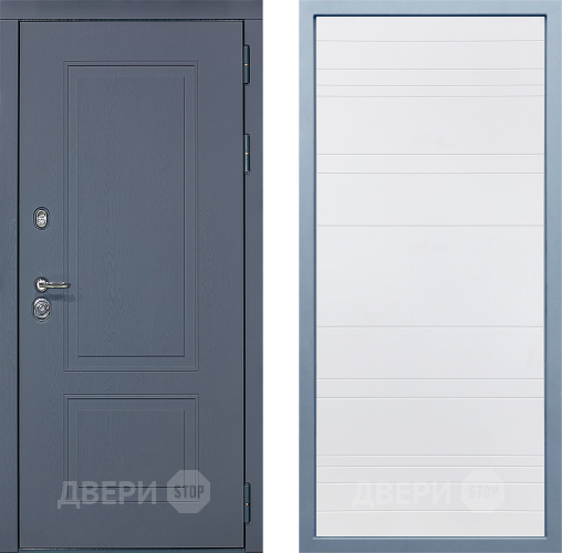 Входная металлическая Дверь Дива МХ-38 STR Д-5 Белый в Дмитрове