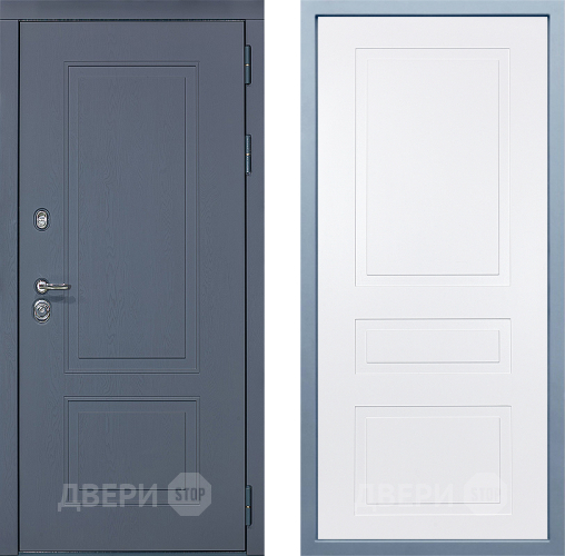 Входная металлическая Дверь Дива МХ-38 STR Н-13 Белый в Дмитрове