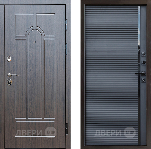 Входная металлическая Дверь Престиж Арка Porte Черный кварц в Дмитрове