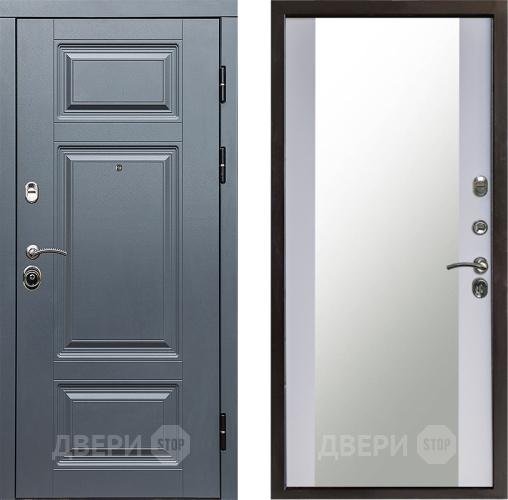 Дверь Престиж Премиум Зеркало Белый софт в Дмитрове