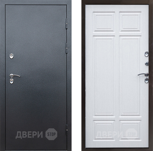 Дверь Престиж TERMO с терморазрывом Снегирь Серебро Премиум Лиственница белая в Дмитрове