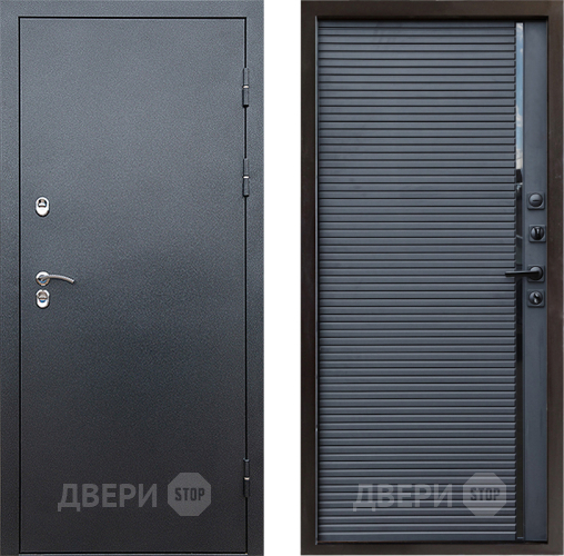 Дверь Престиж TERMO с терморазрывом Снегирь Серебро Porte Черный кварц в Дмитрове