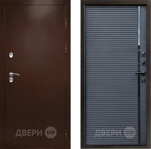 Дверь Престиж TERMO с терморазрывом Снегирь Медь Porte Черный кварц в Дмитрове