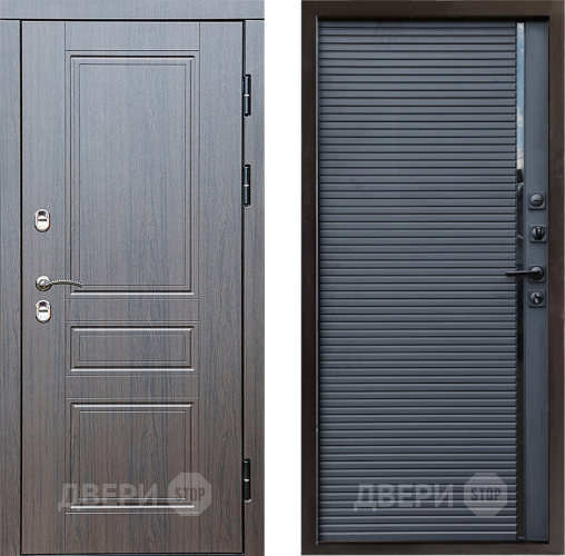 Дверь Престиж TERMO с терморазрывом Классика Porte Черный кварц в Дмитрове