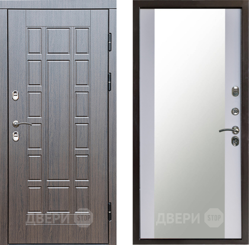 Дверь Престиж TERMO с терморазрывом Престиж Зеркало Белый софт в Дмитрове