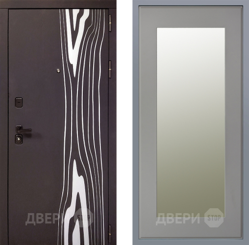 Дверь Заводские двери Леванте Зеркало Модерн Грей софт в Дмитрове