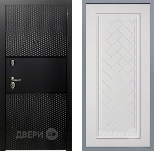 Дверь Заводские двери Тефлон Упра Белый софт в Дмитрове