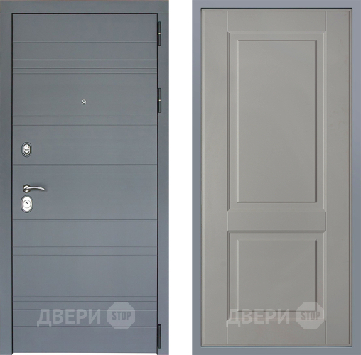 Дверь Заводские двери Лира Софт графит Доррен Грей софт в Дмитрове