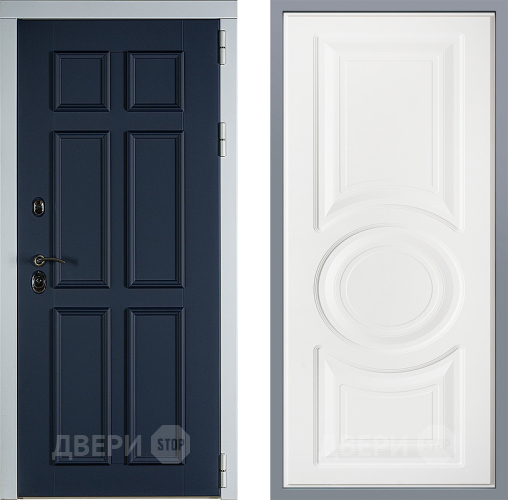 Дверь Заводские двери Стокгольм Неаполь Лофт белый в Дмитрове